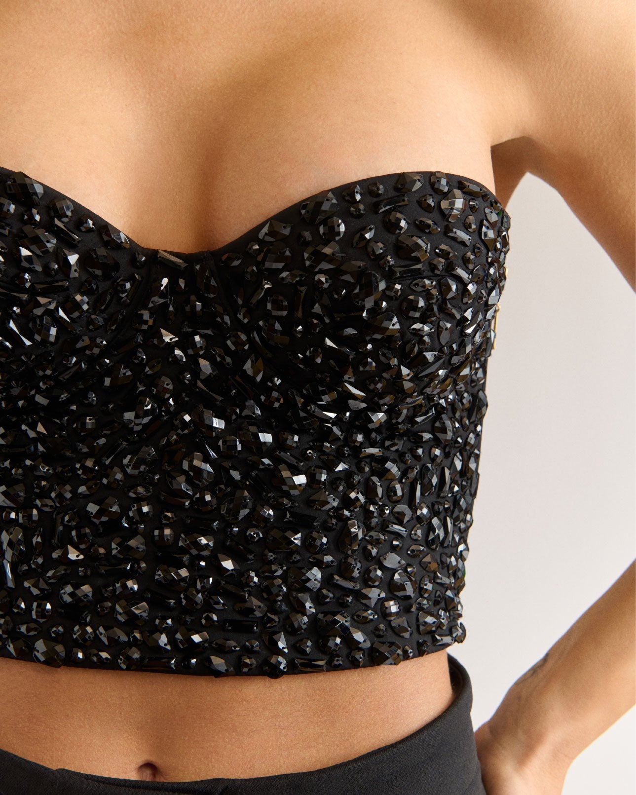 BUSTIER OBSIDIENNE