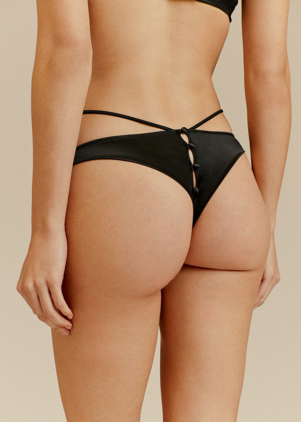 CULOTTE OUVERTE MEDUSA NOIR